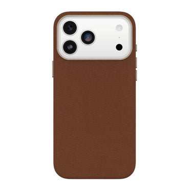 OtterBox Symmetry MagSafe Cactus Leather Case with Camera Control for iPhone 17 Pro Max- Desert Saddle Brown